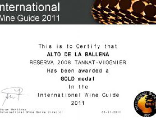 TANNAT VIOGNIER 2008: Medalha de OURO 2011